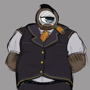 Example Art 7 | Half Body Flat Color