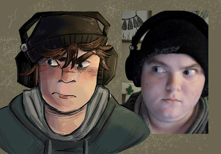 Example Art 2 | Head Shot Rendered + Simple Background